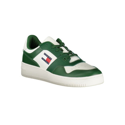 Tommy Hilfiger Green Polyester Sneaker
