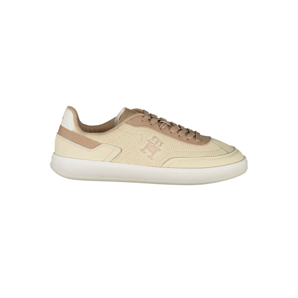 Tommy Hilfiger Beige Polyester Sneaker