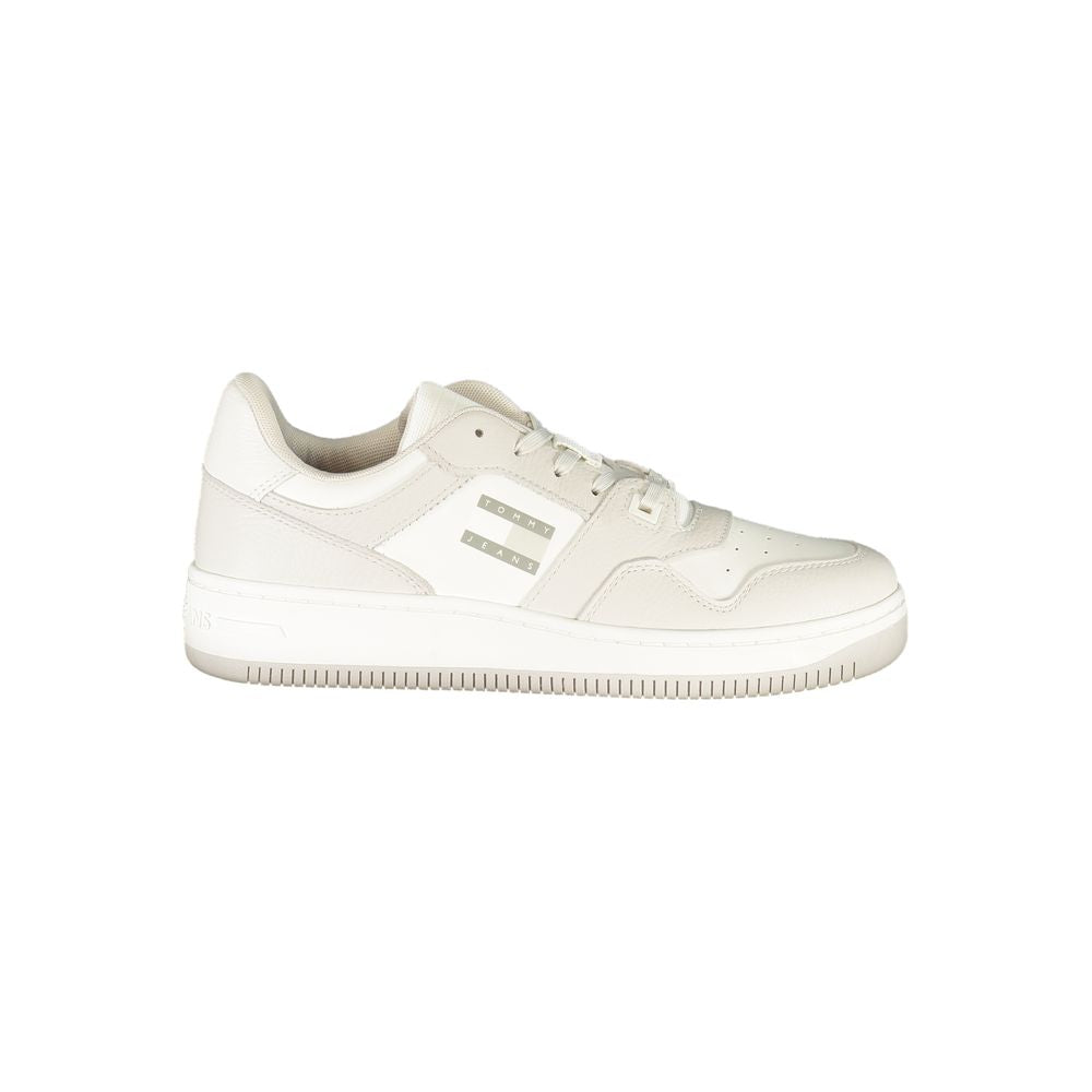 Tommy Hilfiger White Polyester Sneaker