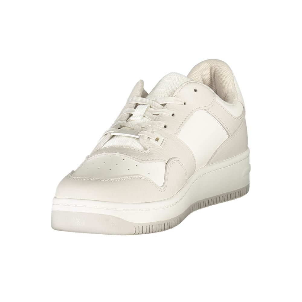 Tommy Hilfiger White Polyester Sneaker