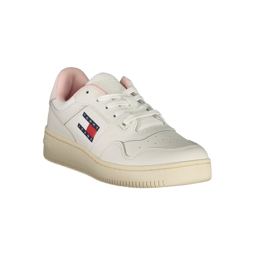 Tommy Hilfiger White Polyester Sneaker