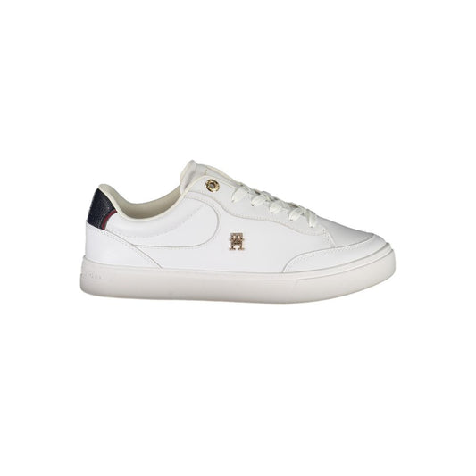 Tommy Hilfiger White Polyester Sneaker