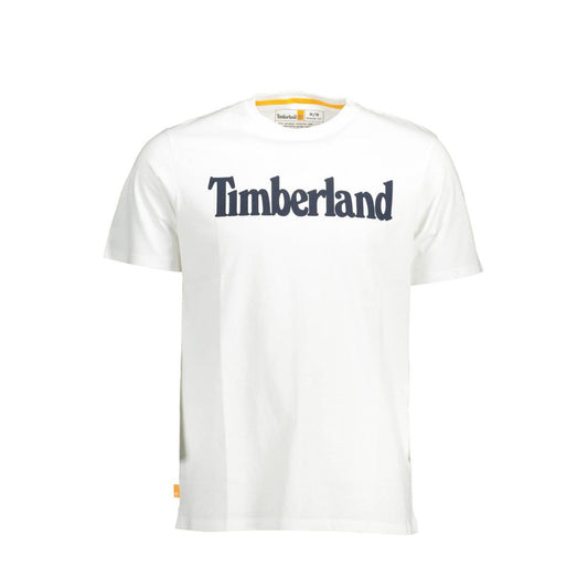 Timberland White Cotton T-Shirt