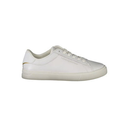 Tommy Hilfiger White Polyester Sneaker