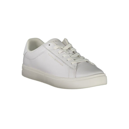 Tommy Hilfiger White Polyester Sneaker