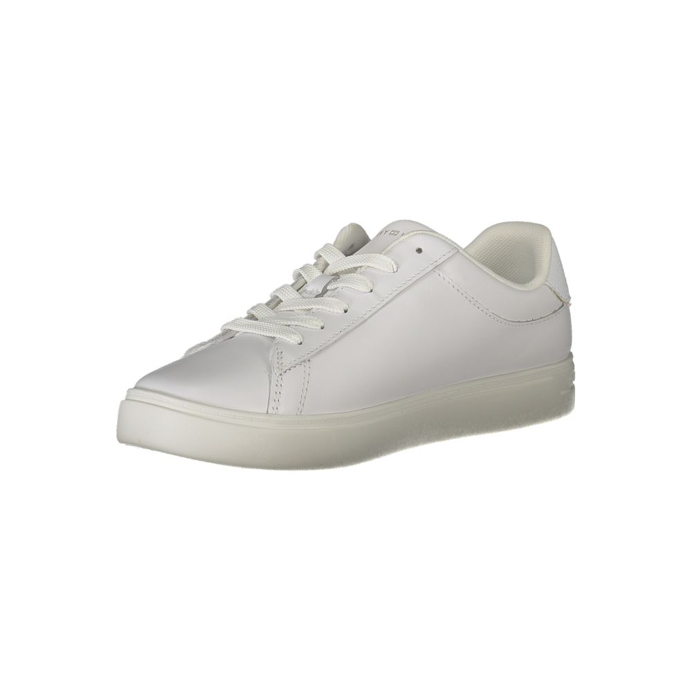 Tommy Hilfiger White Polyester Sneaker