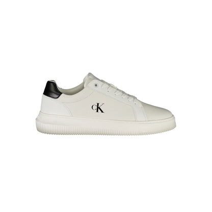 Calvin Klein White Polyester Sneaker