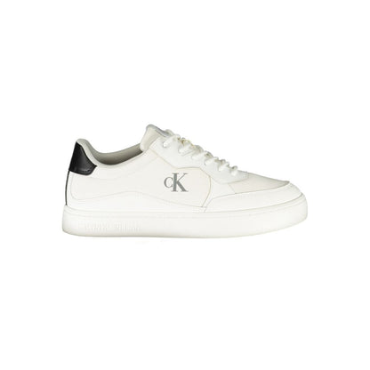 Calvin Klein White Polyester Sneaker