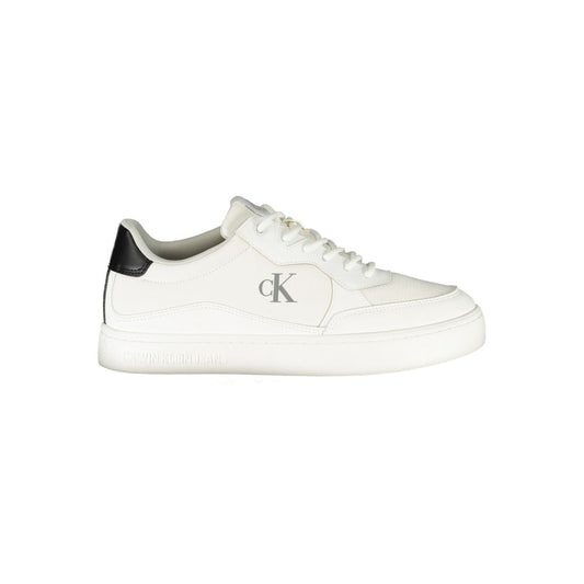 Calvin Klein White Polyester Sneaker