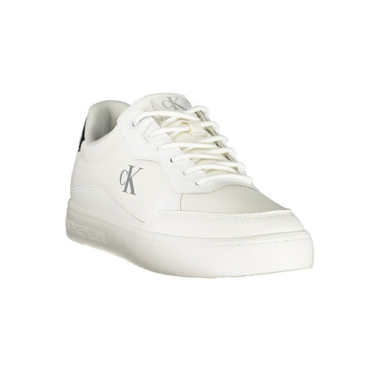 Calvin Klein White Polyester Sneaker
