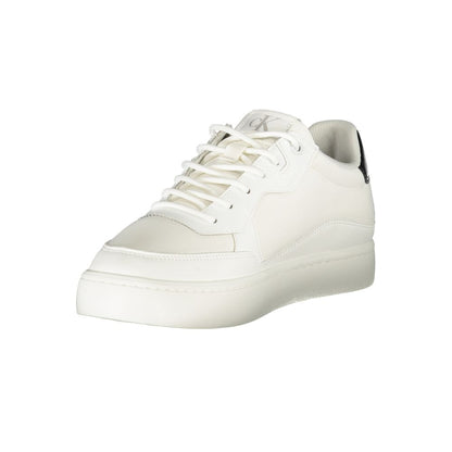 Calvin Klein White Polyester Sneaker