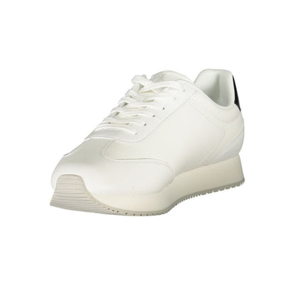 Calvin Klein White Polyester Sneaker
