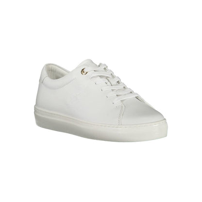 Tommy Hilfiger White Polyester Sneaker