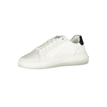 Calvin Klein White Polyester Sneaker