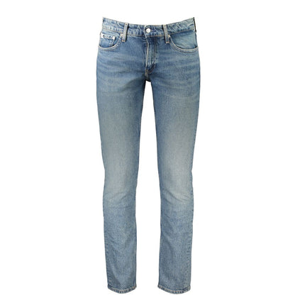 Calvin Klein Blue Cotton Jeans Denim