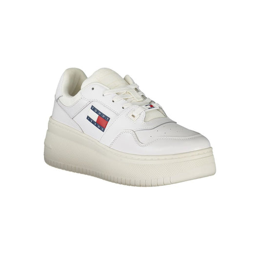 Tommy Hilfiger White Polyester Sneaker