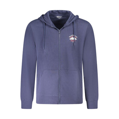 Wrangler Blue Cotton Sweatshirt