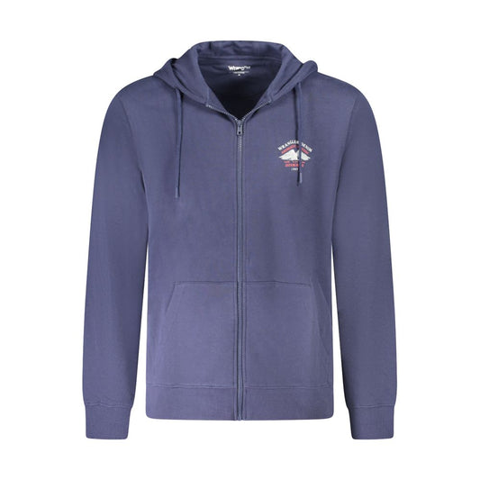 Wrangler Blue Cotton Sweatshirt