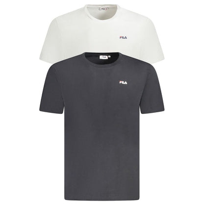 Fila White Cotton T-Shirt