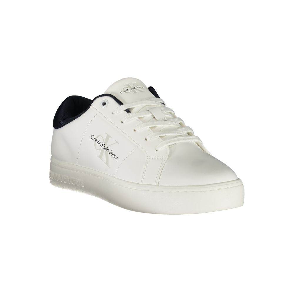 Calvin Klein White Polyester Sneaker