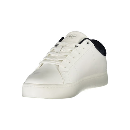Calvin Klein White Polyester Sneaker