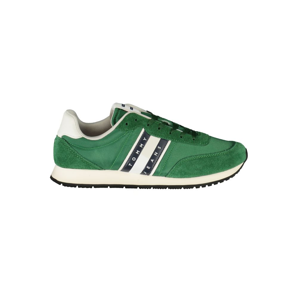 Tommy Hilfiger Green Polyester Sneaker