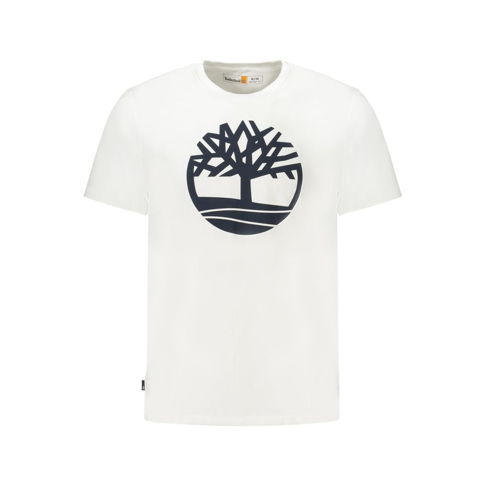 Timberland White Cotton T-Shirt