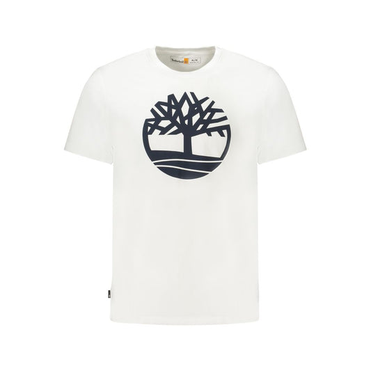 Timberland White Cotton T-Shirt