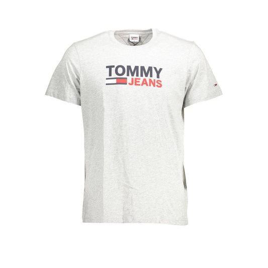 Tommy Hilfiger Gray Cotton T-Shirt