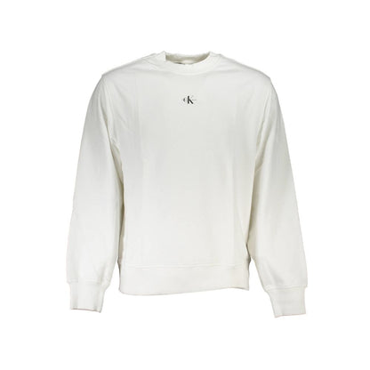 Calvin Klein White Cotton Sweatshirt