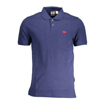 Levi's Blue Cotton Polo Shirt