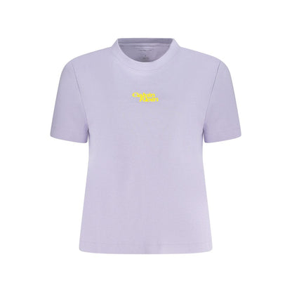 Calvin Klein Purple Cotton T-Shirt