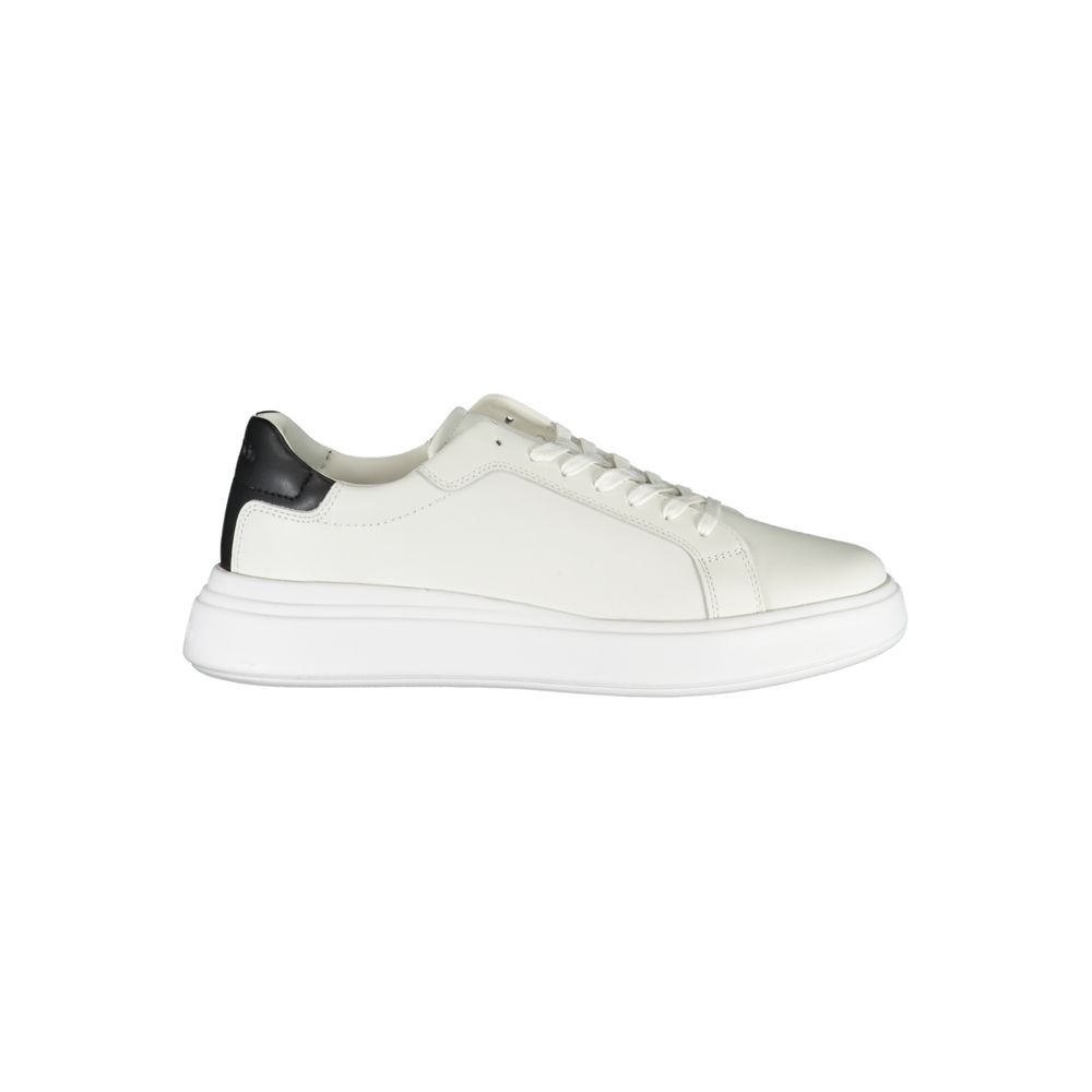 Calvin Klein White Polyester Sneaker