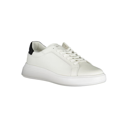Calvin Klein White Polyester Sneaker