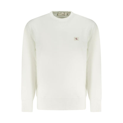 Calvin Klein White Cotton Sweatshirt