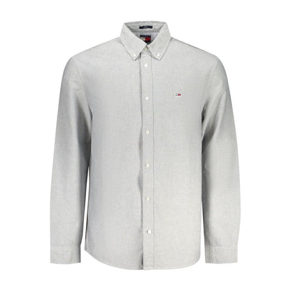 Tommy Hilfiger Gray Cotton Shirt