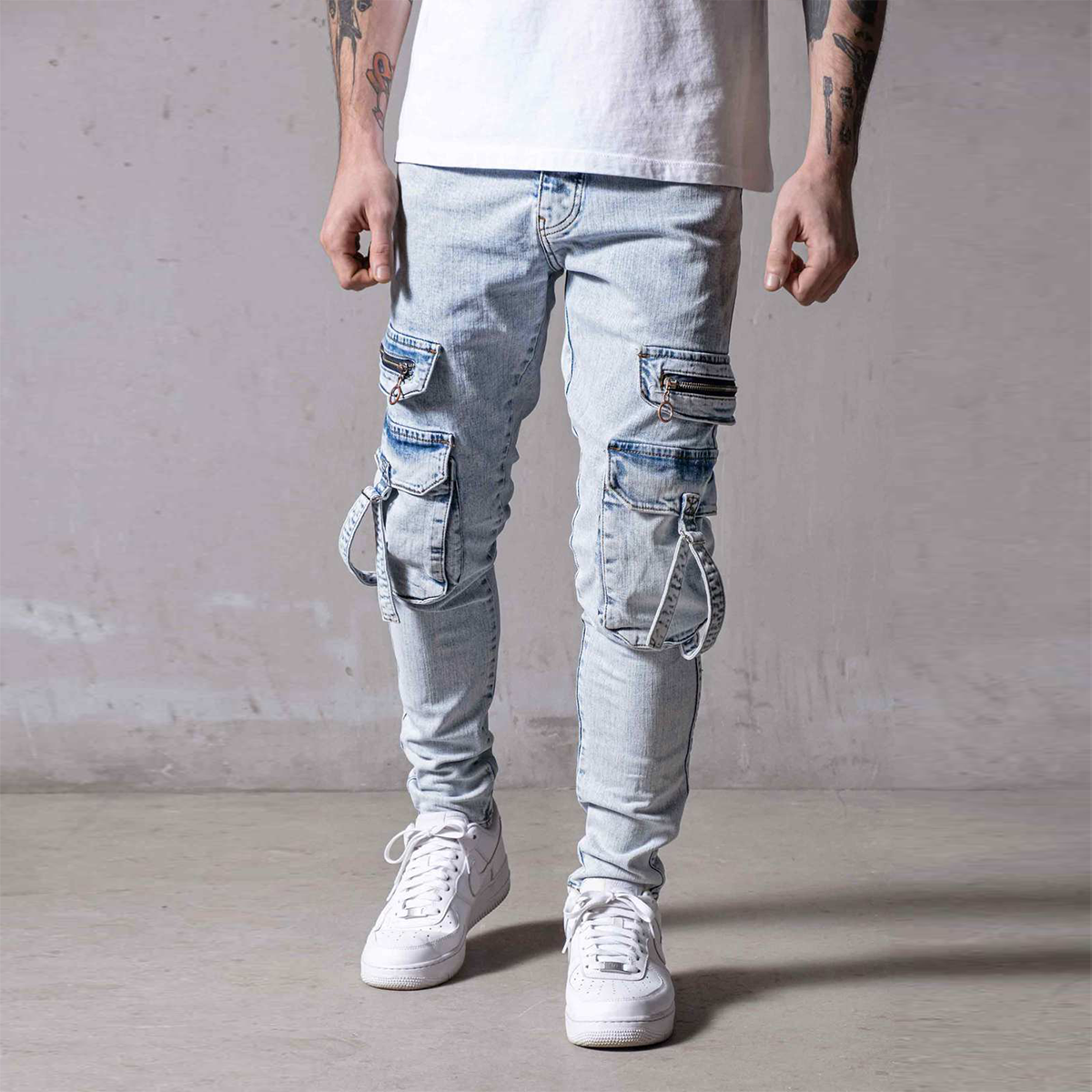 Pockets Cargo Jeans