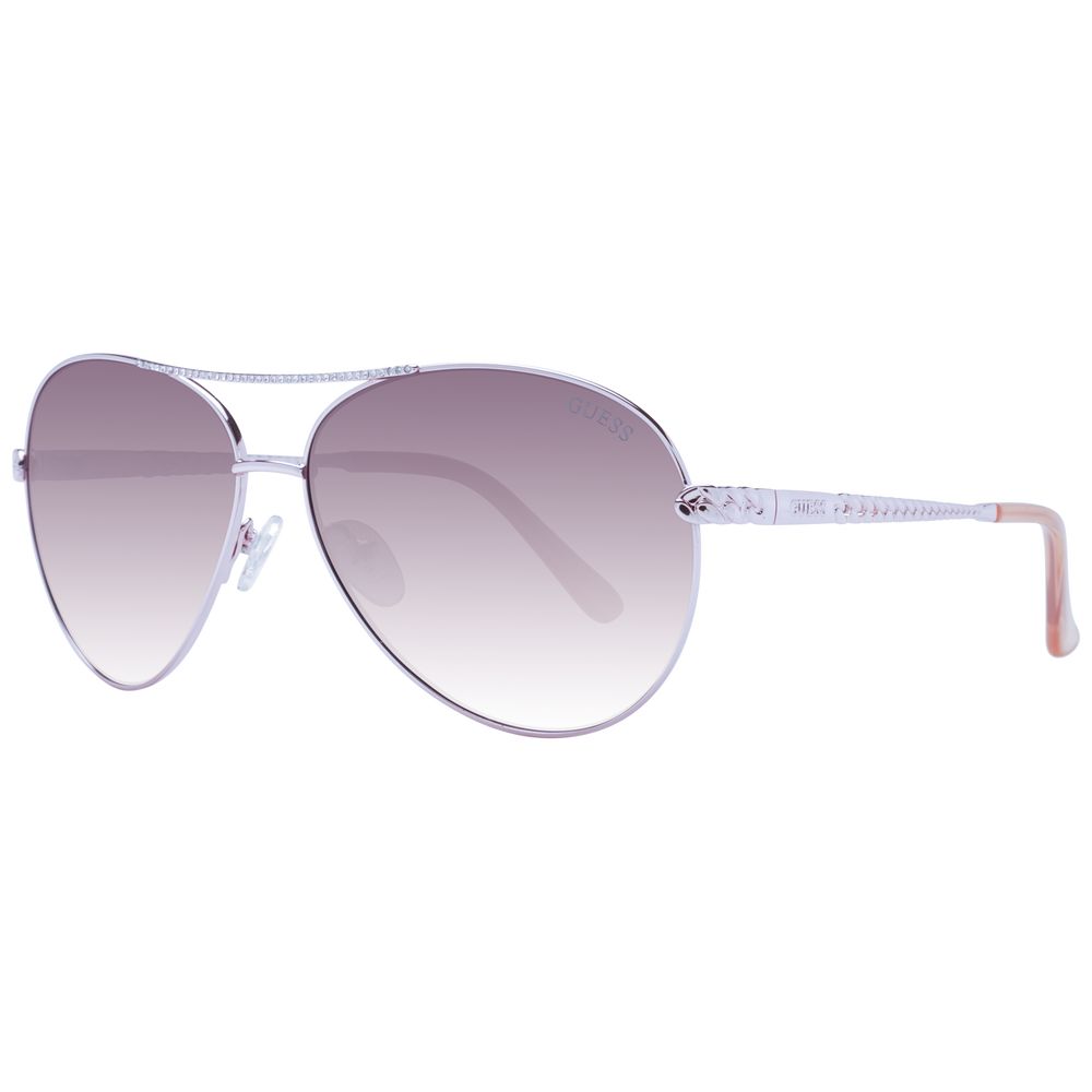 Guess Rose Gold Metal Sunglasses