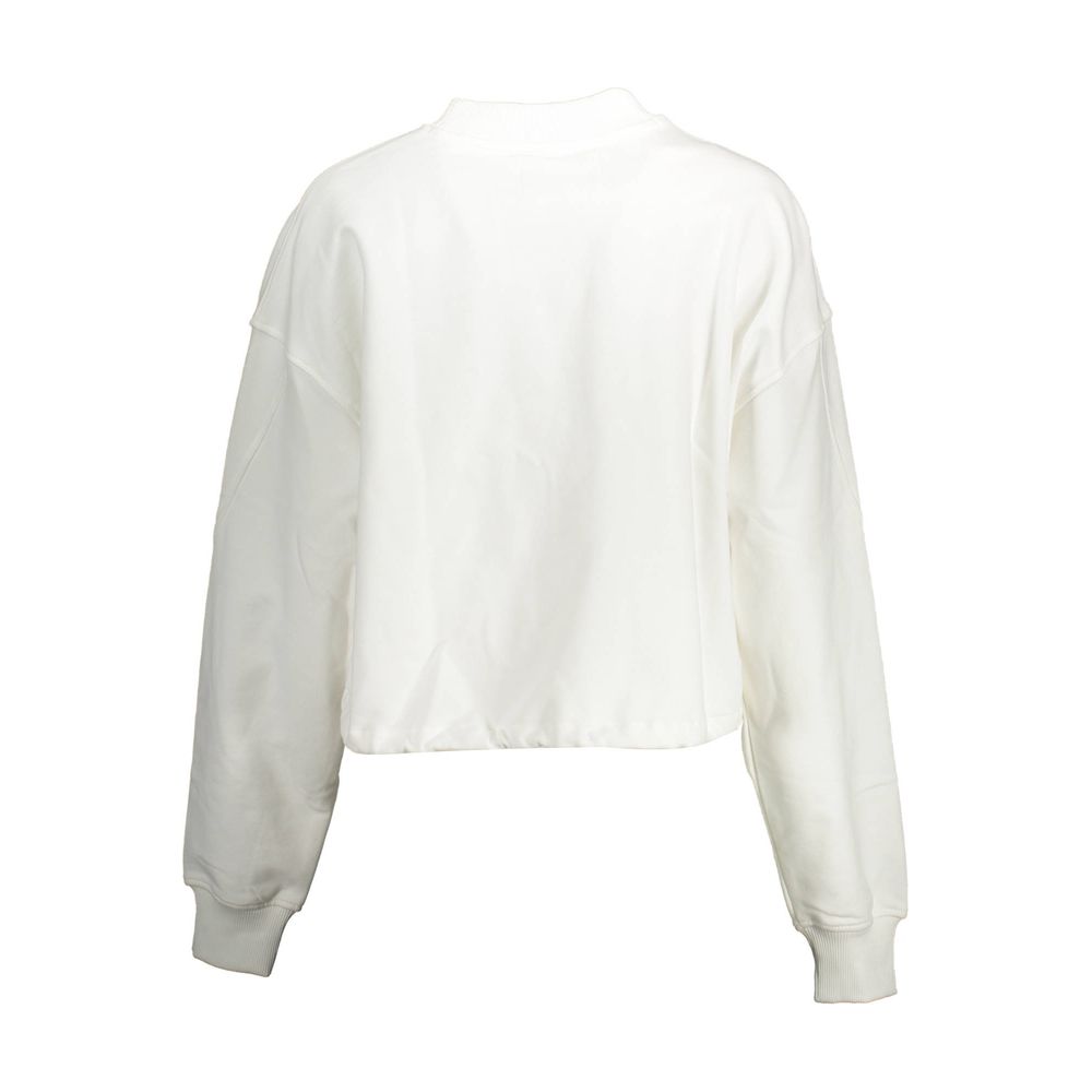 Calvin Klein White Cotton Sweatshirt