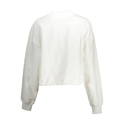 Calvin Klein White Cotton Sweatshirt