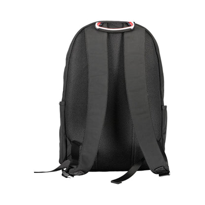 Tommy Hilfiger Black Polyester Backpack