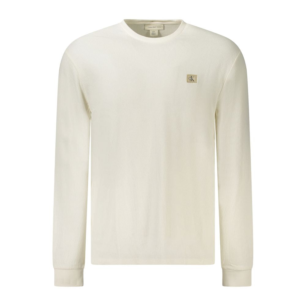 Calvin Klein White Cotton Sweater