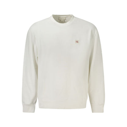 Calvin Klein White Cotton Sweatshirt