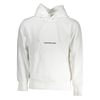 Calvin Klein White Cotton Sweatshirt