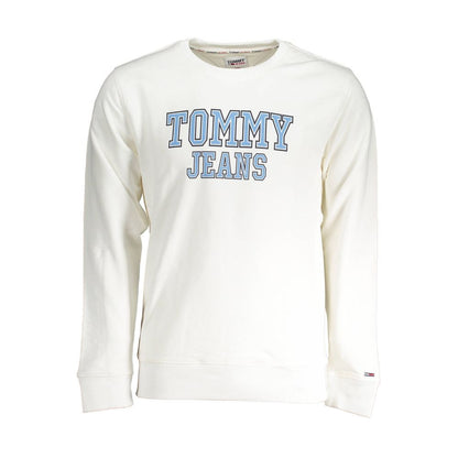 Tommy Hilfiger White Cotton Sweatshirt