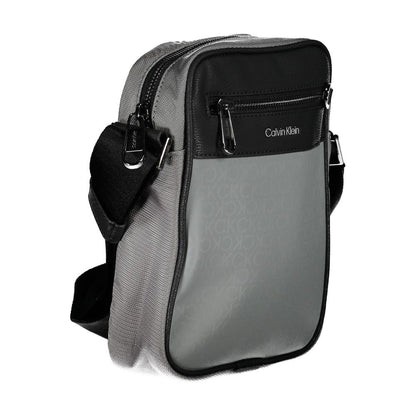 Calvin Klein Gray Polyester Shoulder Bag