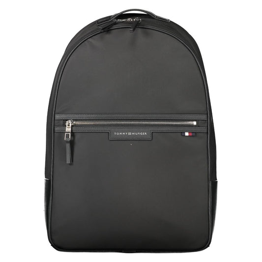 Tommy Hilfiger Black Polyester Backpack