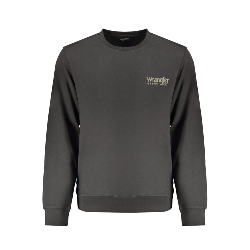 Wrangler Black Cotton Sweatshirt