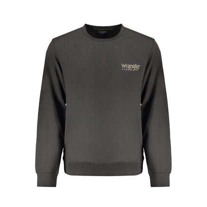 Wrangler Black Cotton Sweatshirt