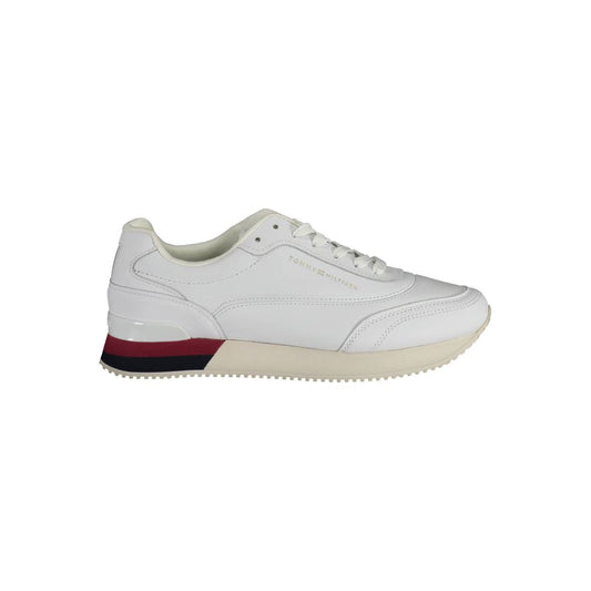 Tommy Hilfiger White Polyester Sneaker